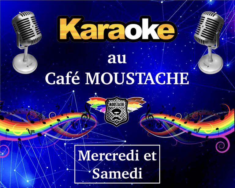 karaiké soirée au cafe moustache