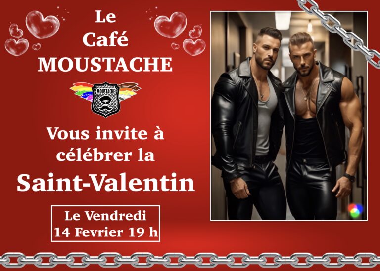 saint Valentine in Café MOUSTACHE Paris